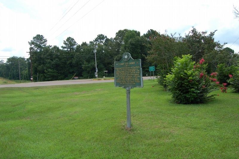 Camp Van Dorn Marker. Click for full size. Camp Van Dorn Marker image. Click for full size.