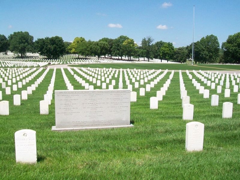 U.S. Army Air Forces Air Crash Victims May 13, 1945 Monument image. Click for full size.