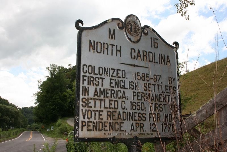 North Carolina / Virginia Marker image. Click for full size.