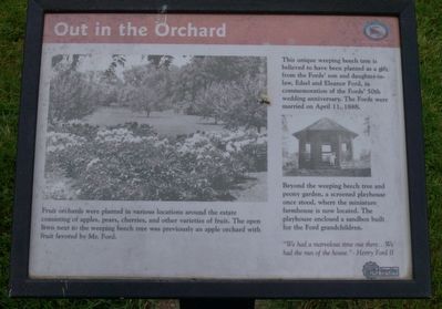 Out in the Orchard Marker - old. Click for full size. Out in the Orchard Marker - old image. Click for full size.