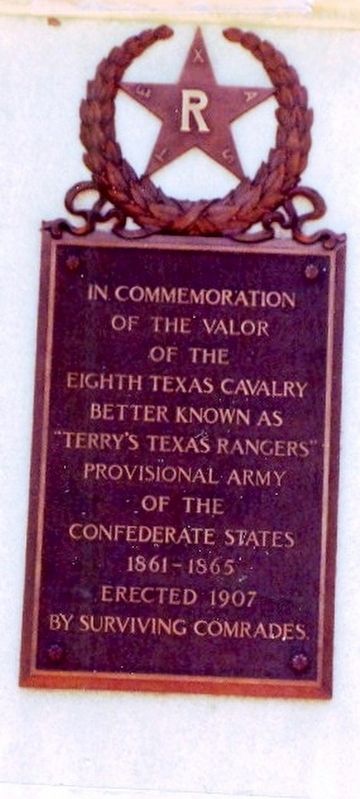 Terrys Texas Rangers Monument Marker image. Click for full size.