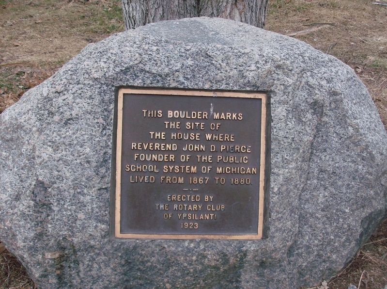 Reverend John D. Pierce Marker. Click for full size. Reverend John D. Pierce Marker image. Click for full size.