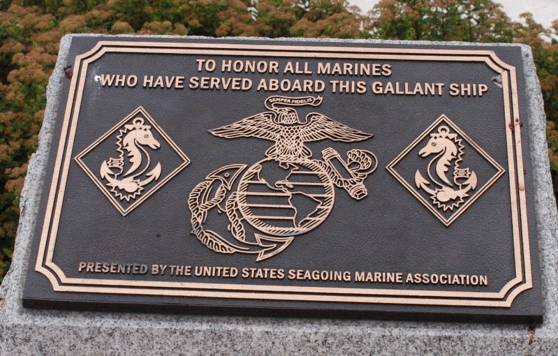 Portland Maine Fort Allen Park USS Portland Memorial Marker image. Click for full size.