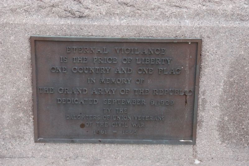 Portland Maine Fort Allen Park GAR memorial Marker image. Click for full size.