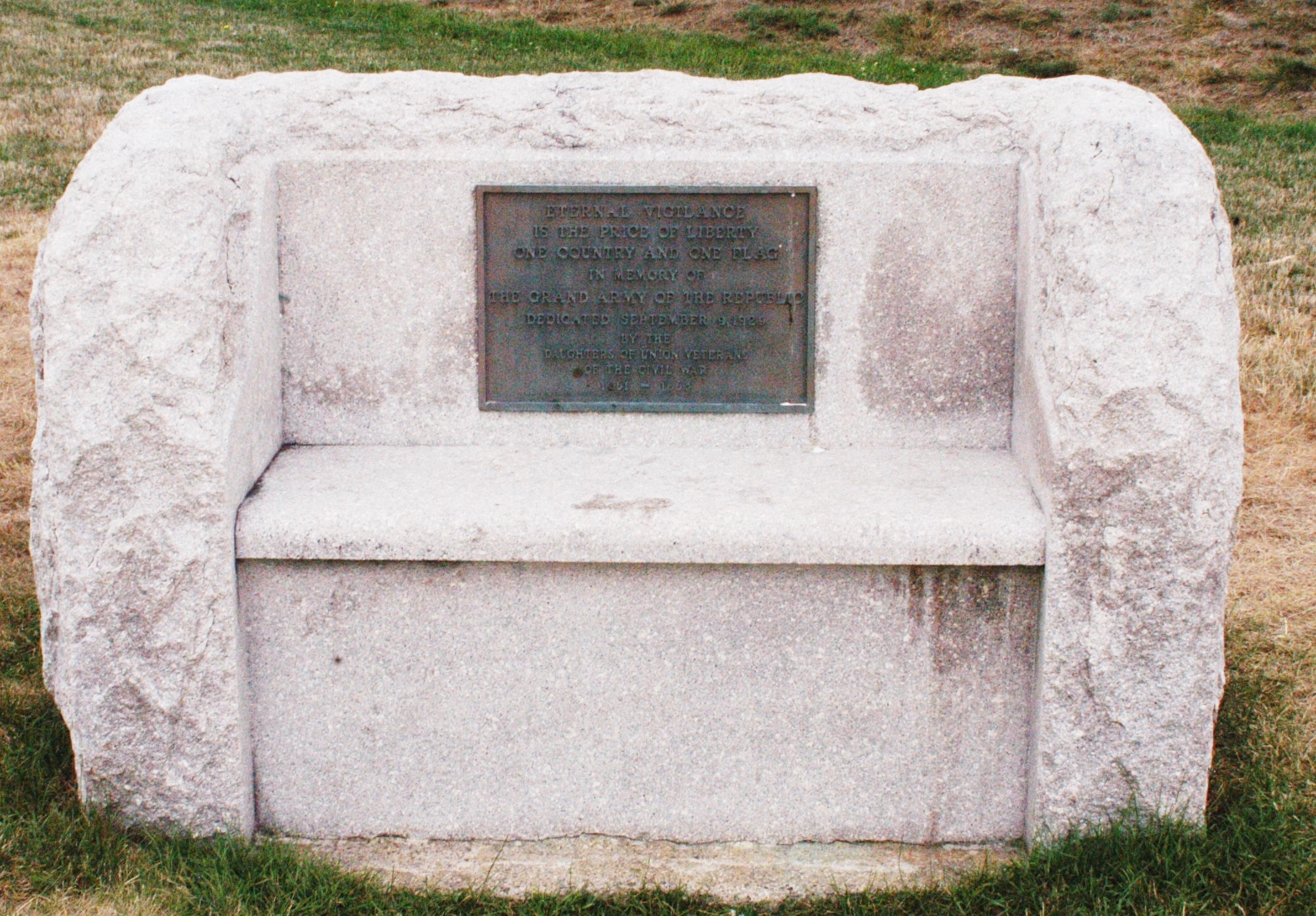 Portland Maine Fort Allen Park GAR memorial Marker