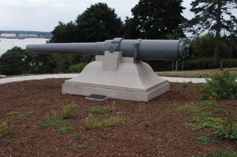 Portland Maine Fort Allen Park USS Maine Memorial Marker image. Click for full size.