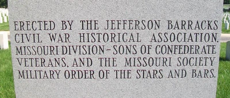 To The Confederate Dead 1861 - 1865 Monument Sponsors. Click for full size. To The Confederate Dead 1861 - 1865 Monument Sponsors image. Click for full size.