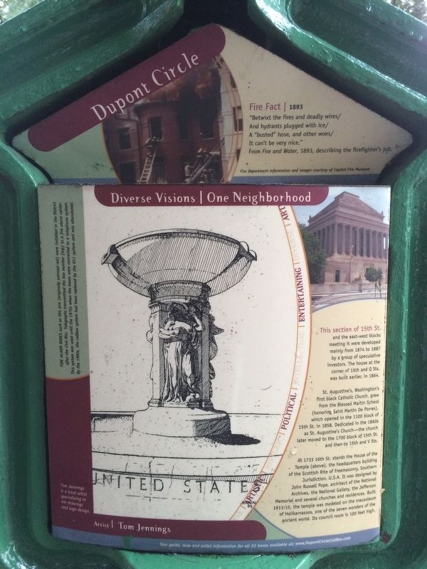 This section of 15th St. Marker. Click for full size. This section of 15th St. Marker image. Click for full size.