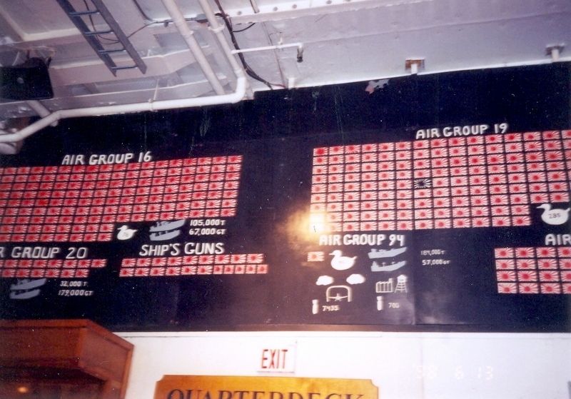 USS Lexington score image. Click for full size.