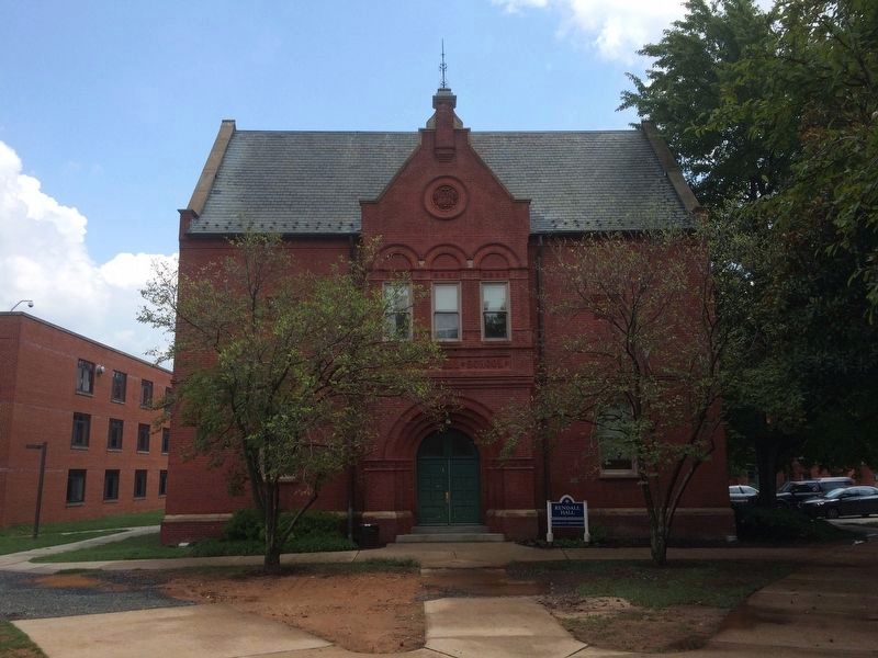 The Kendall School at Gallaudet University, mentioned on the marker. image. Click for full size.