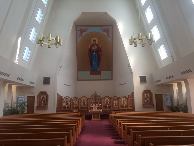 Interior of the Ukrainian Catholic National Shrine image. Click for full size.