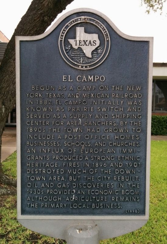 El Campo Marker image. Click for full size.