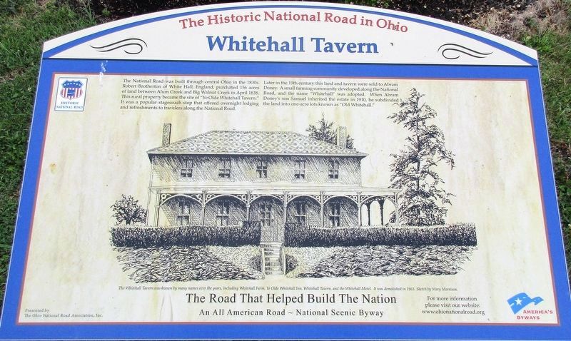Whitehall Tavern Marker image. Click for full size.