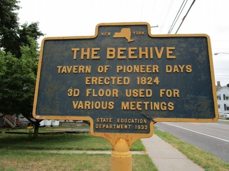 The Beehive Marker image. Click for full size.