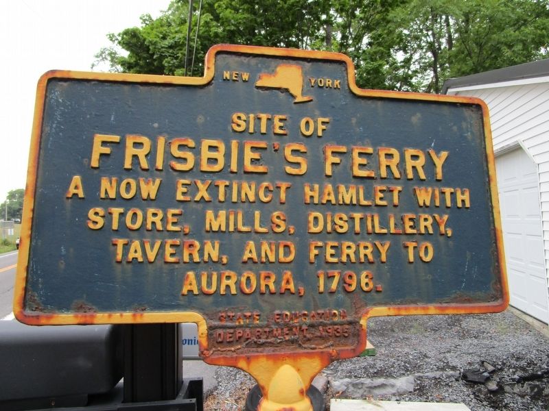 Site of Frisbie's Ferry Marker. Click for full size. Site of Frisbie's Ferry Marker image. Click for full size.