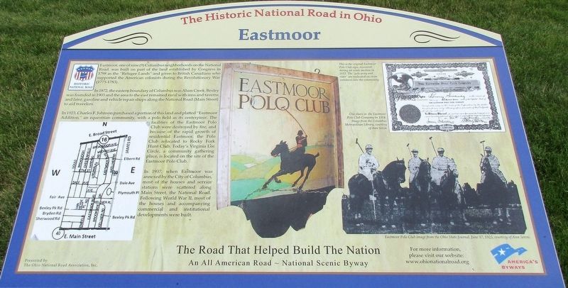 Eastmoor Marker. Click for full size. Eastmoor Marker image. Click for full size.