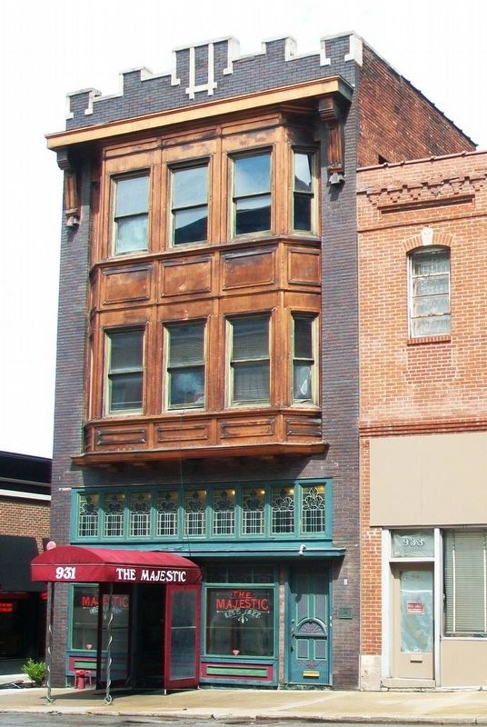 J. Fitzpatrick Saloon Building and Marker image. Click for full size.