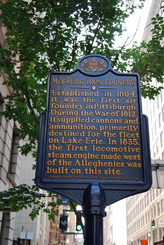 McClurg Iron Foundry Marker image. Click for full size.