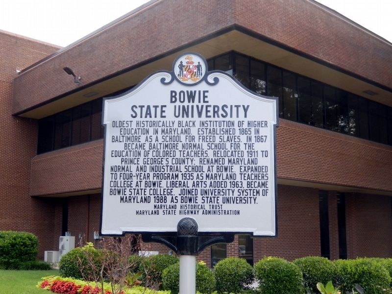 Bowie State University Marker image. Click for full size.