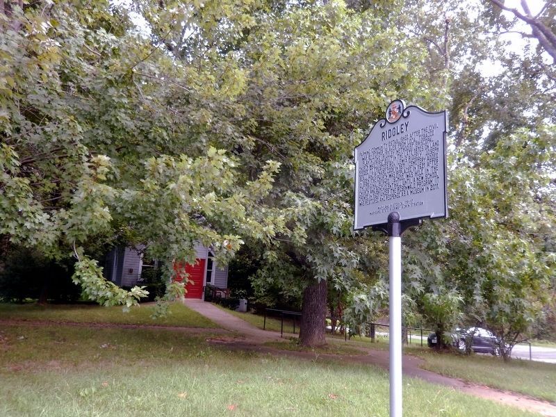 Ridgley Marker. Click for full size. Ridgley Marker image. Click for full size.