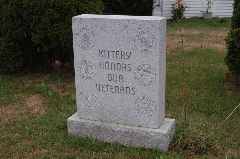 Kittery Maine War Memorial Marker image. Click for full size.