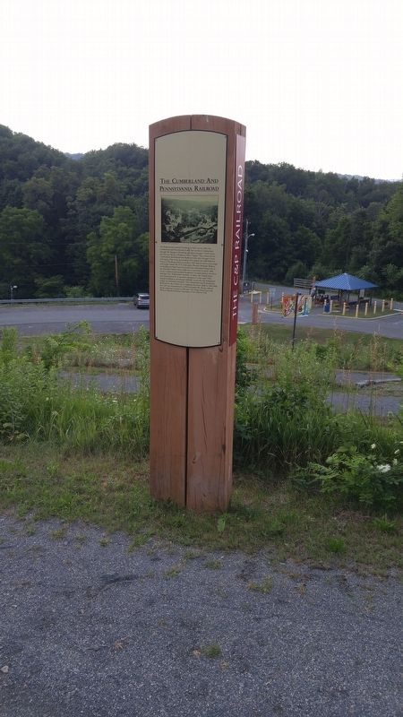 The Cumberland and Pennsylvania Railroad Marker image. Click for full size.
