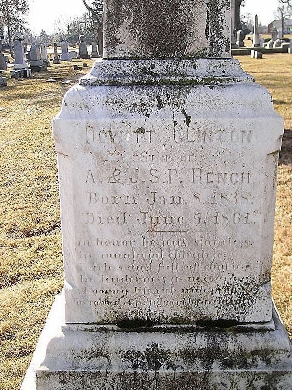 Dewitt Clinton Rench Gravesite image. Click for full size.