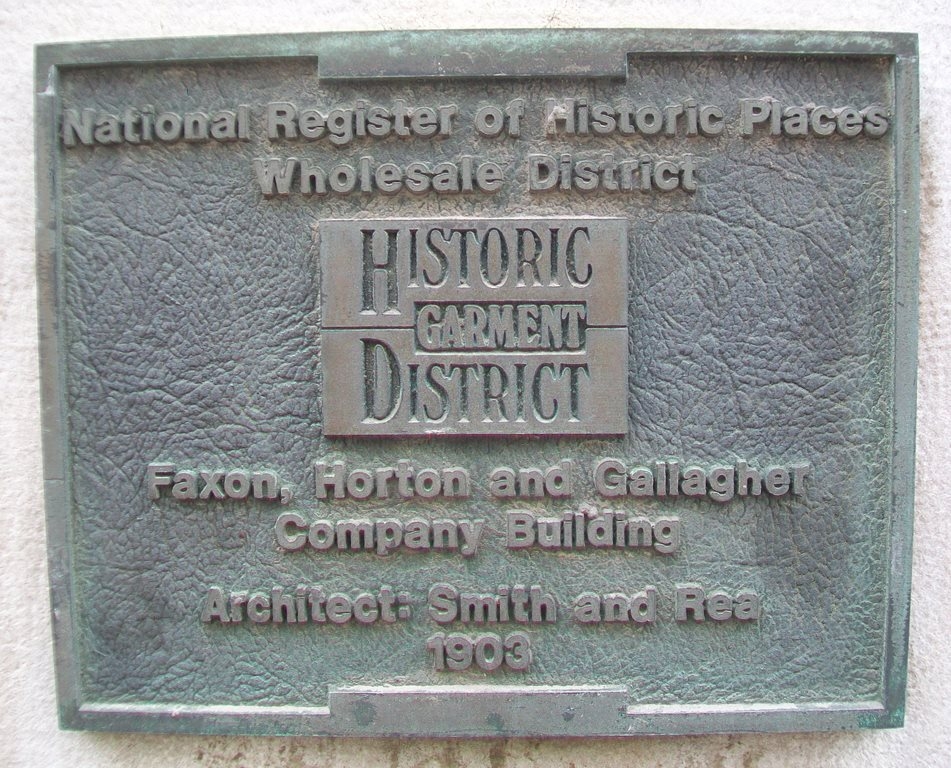 Faxon, Horton and Gallagher Company Building Marker