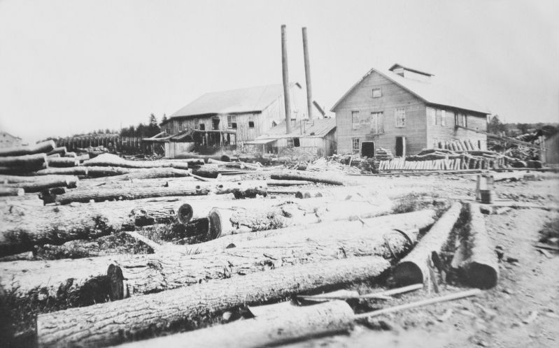 Stauffer Lumber Mill image. Click for full size.