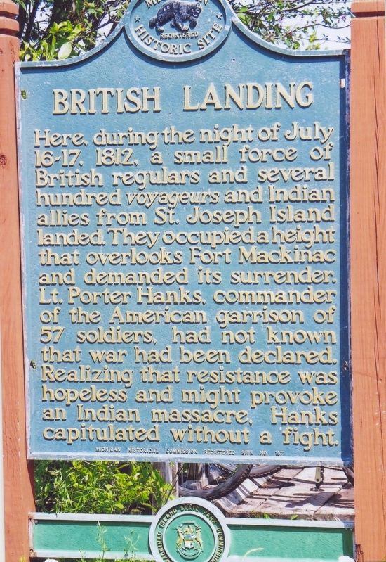 British Landing Marker image. Click for full size.