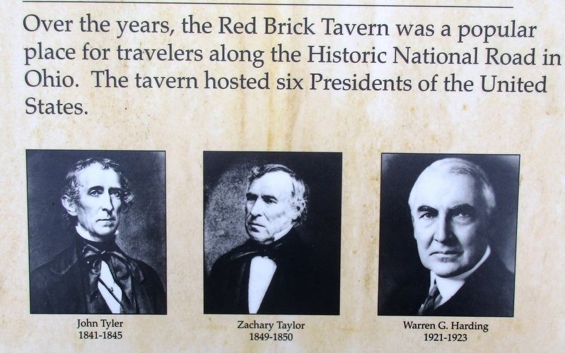 Red Brick Tavern Marker image. Click for full size.