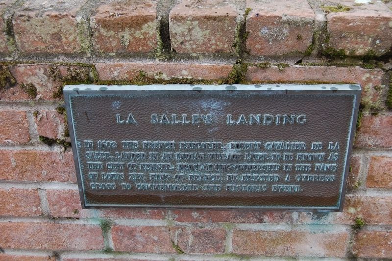 La Salle's Landing Marker. Click for full size. La Salle's Landing Marker image. Click for full size.