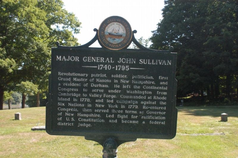 Major General John Sullivan Marker image. Click for full size.