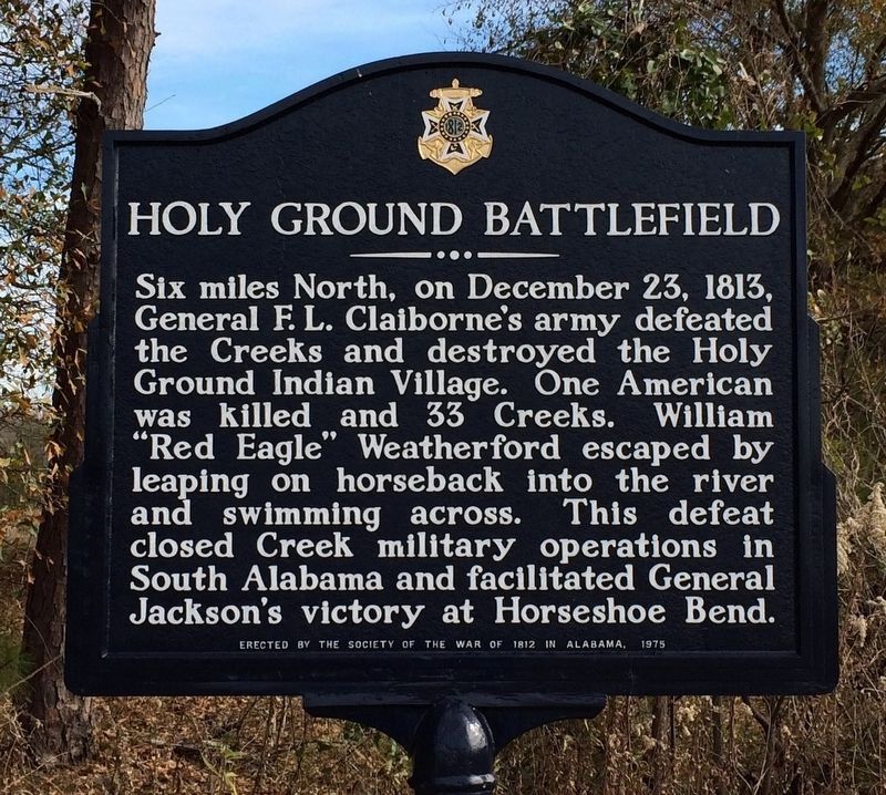Holy Ground Battlefield Marker (Marker Repainted/Replaced) image. Click for full size.