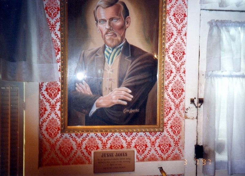 Jesse James Portrait inside the home. Click for full size. Jesse James Portrait inside the home image. Click for full size.