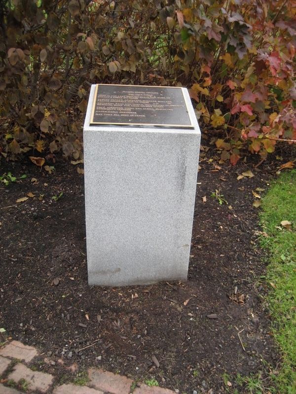 Second Burial Ground Marker. Click for full size. Second Burial Ground Marker image. Click for full size.