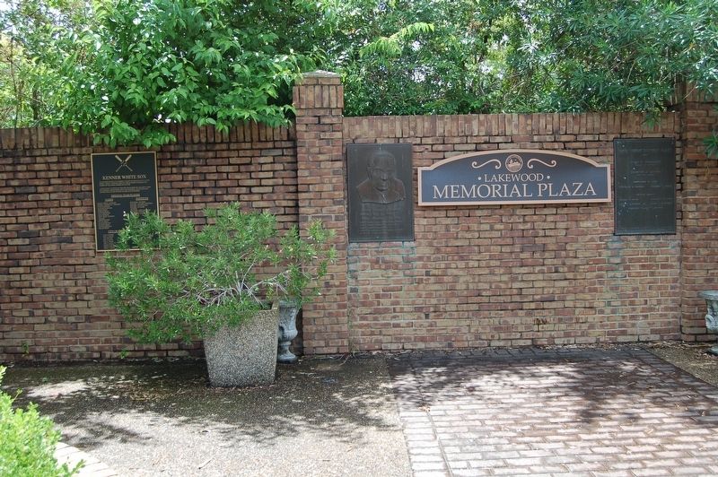 Lakewood Memorial Plaza including the Henry "Teddy" Stewart Marker. Click for full size. Lakewood Memorial Plaza including the Henry "Teddy" Stewart Marker image. Click for full size.