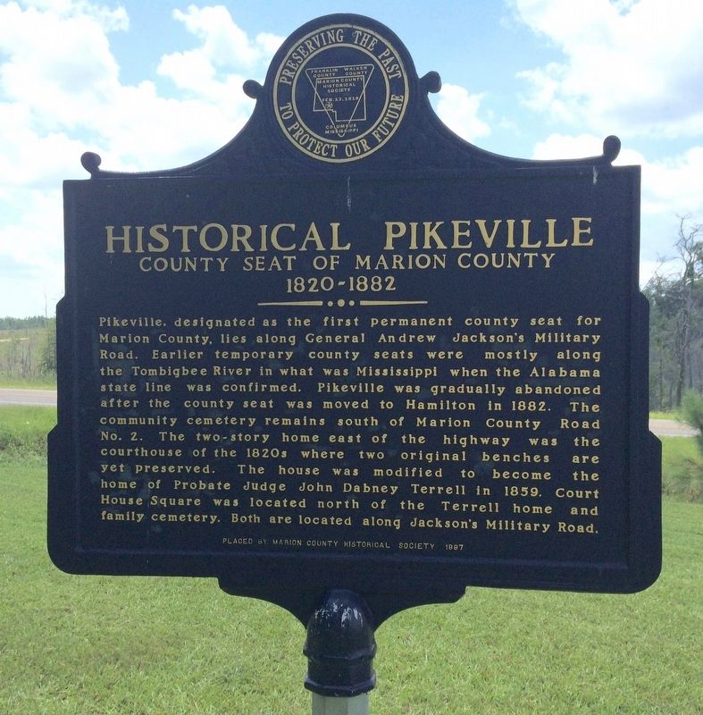 Historical Pikeville Marker image. Click for full size.