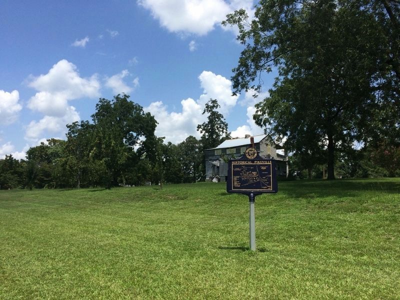 Historical Pikeville Marker deep off Highway 278.. Click for full size. Historical Pikeville Marker deep off Highway 278. image. Click for full size.
