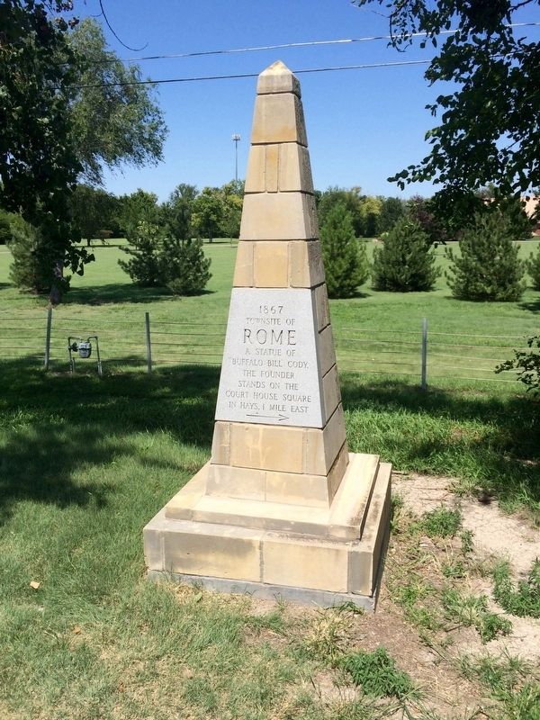 Townsite of Rome Marker. Click for full size. Townsite of Rome Marker image. Click for full size.