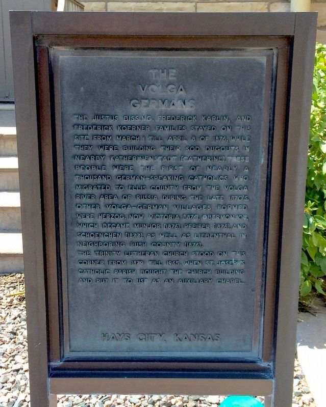 The Volga Germans Marker. Click for full size. The Volga Germans Marker image. Click for full size.