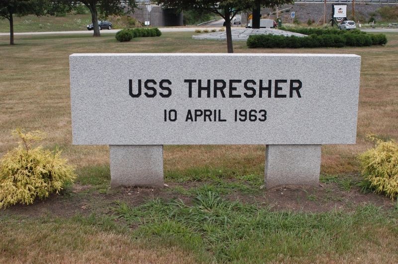Kittery Maine USS Thresher (SSN 593) Memorial Marker image. Click for full size.