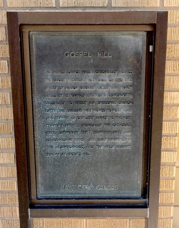 Gospel Hill Marker. Click for full size. Gospel Hill Marker image. Click for full size.