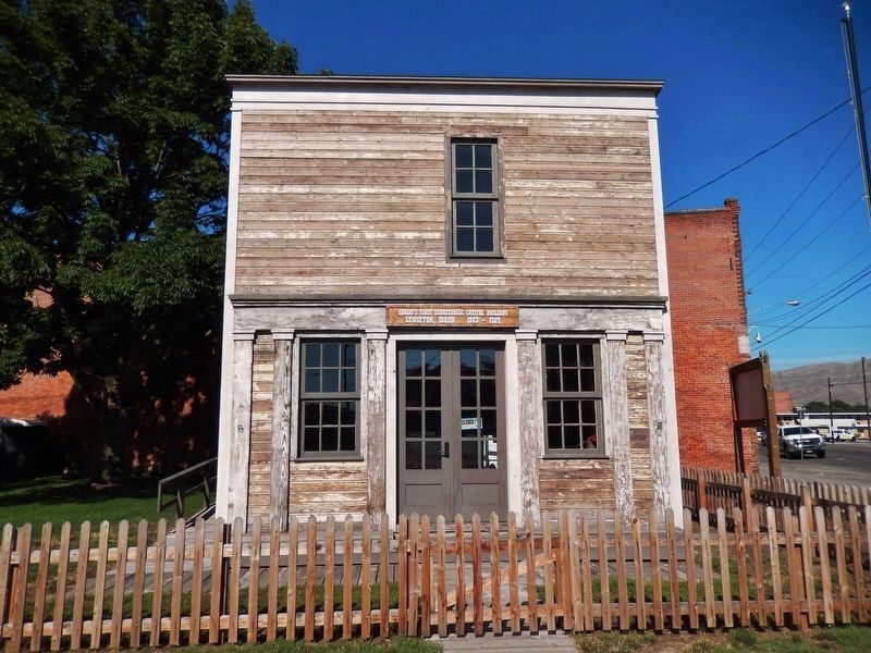 Idaho's First Territorial Capitol Building (1863-1865). Click for full size. Idaho's First Territorial Capitol Building (1863-1865) image. Click for full size.
