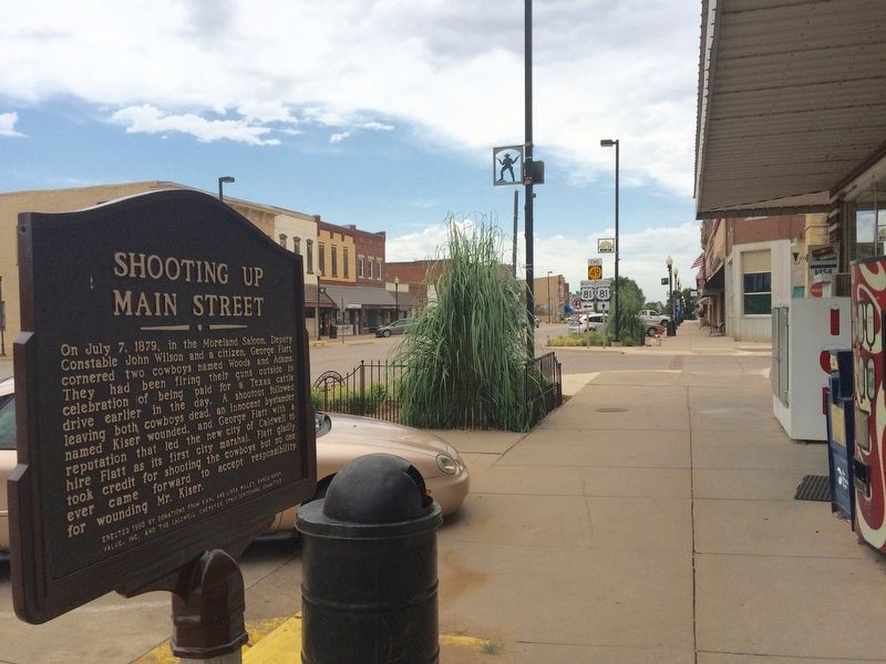 Looking south on Main Street from marker.. Click for full size. Looking south on Main Street from marker. image. Click for full size.