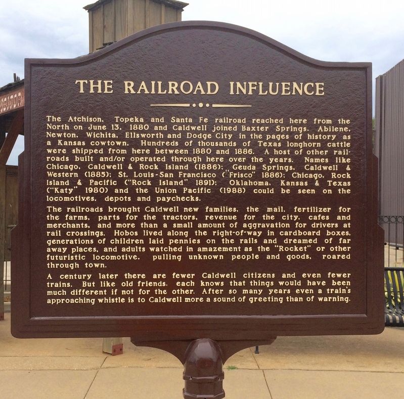 The Railroad Influence Marker image. Click for full size.