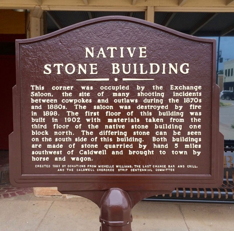Native Stone Building Marker image. Click for full size.