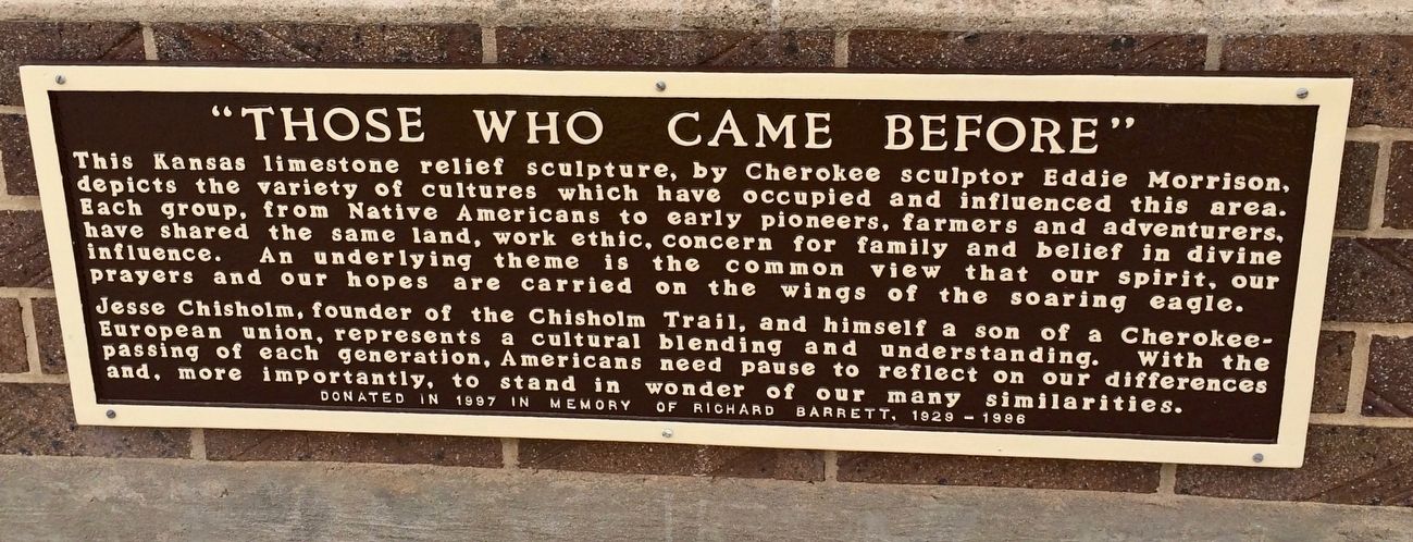 "Those Who Came Before" Marker. Click for full size. "Those Who Came Before" Marker image. Click for full size.