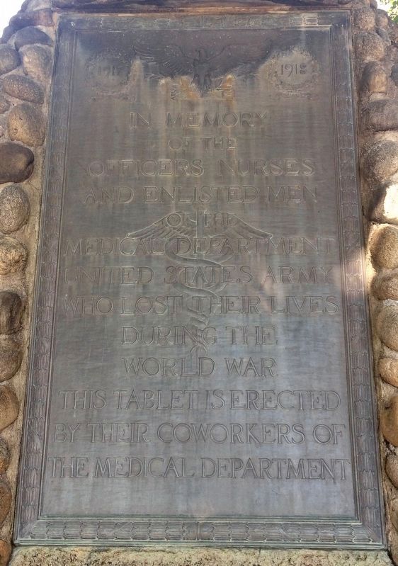 WWI Medical Staff Memorial image. Click for full size.
