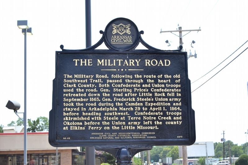 The Military Road Marker image. Click for full size.